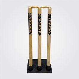 ASUSA WOODEN STUMPS WITH RUBBER BASE